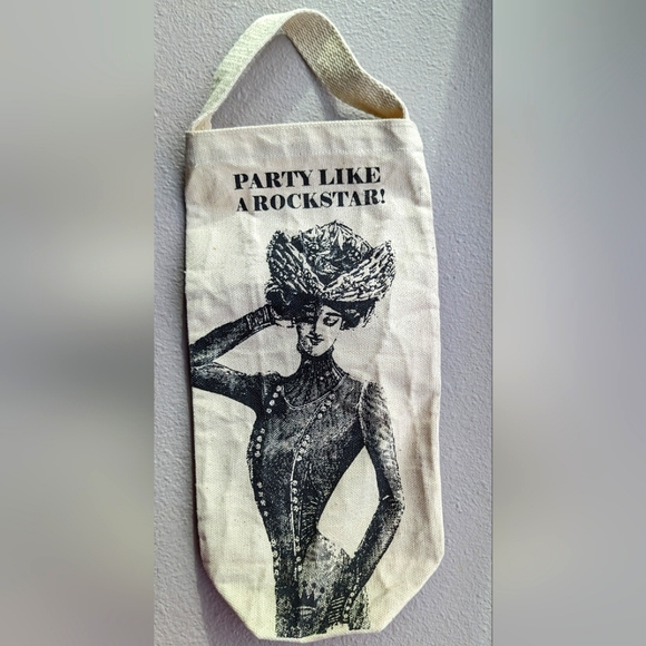 Jessica Kagan Cushman Reusable Wine Bottle Tote - Picture 1 of 1